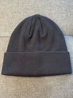 Mercer+Mettle Soft Blend Beanie Black One Size Knit Hat NWT